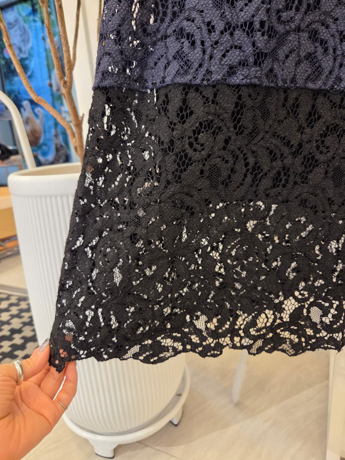 데무 레이스 원피스 (오버핏) 상품이미지4