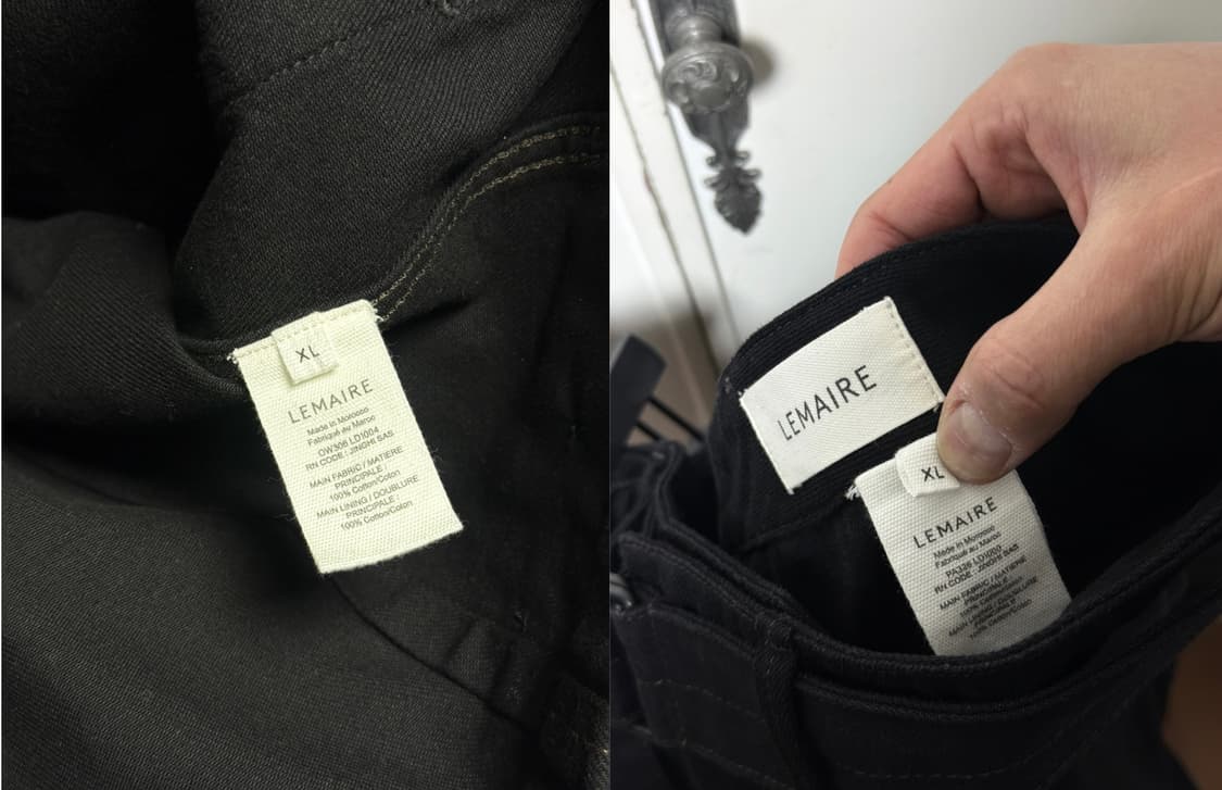 르메르 24fw 데님 워크 셋업 XL, XL 상품이미지10