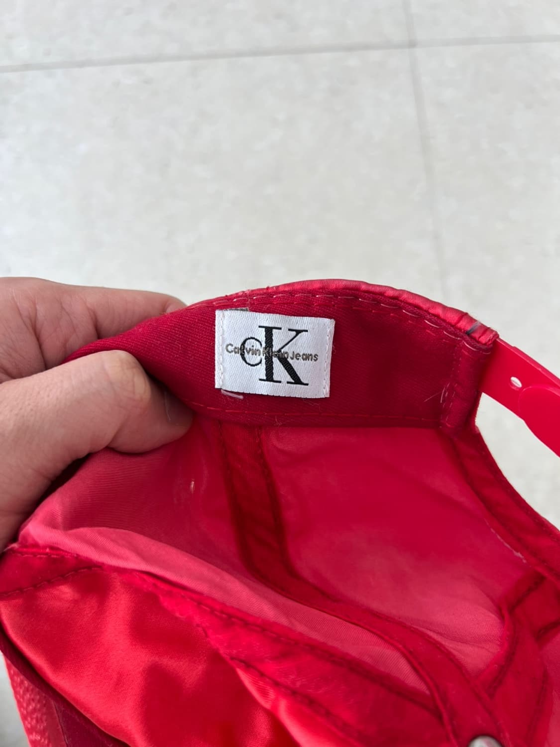 90's 캘빈클라인 샤틴 볼캡 상품이미지9