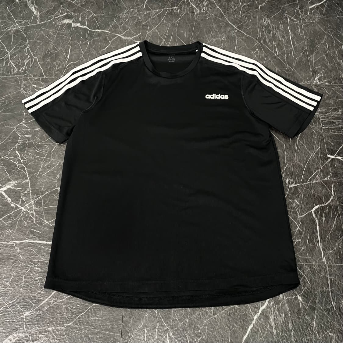 아디다스 오버사이즈 삼선 반팔 티셔츠 상품이미지5