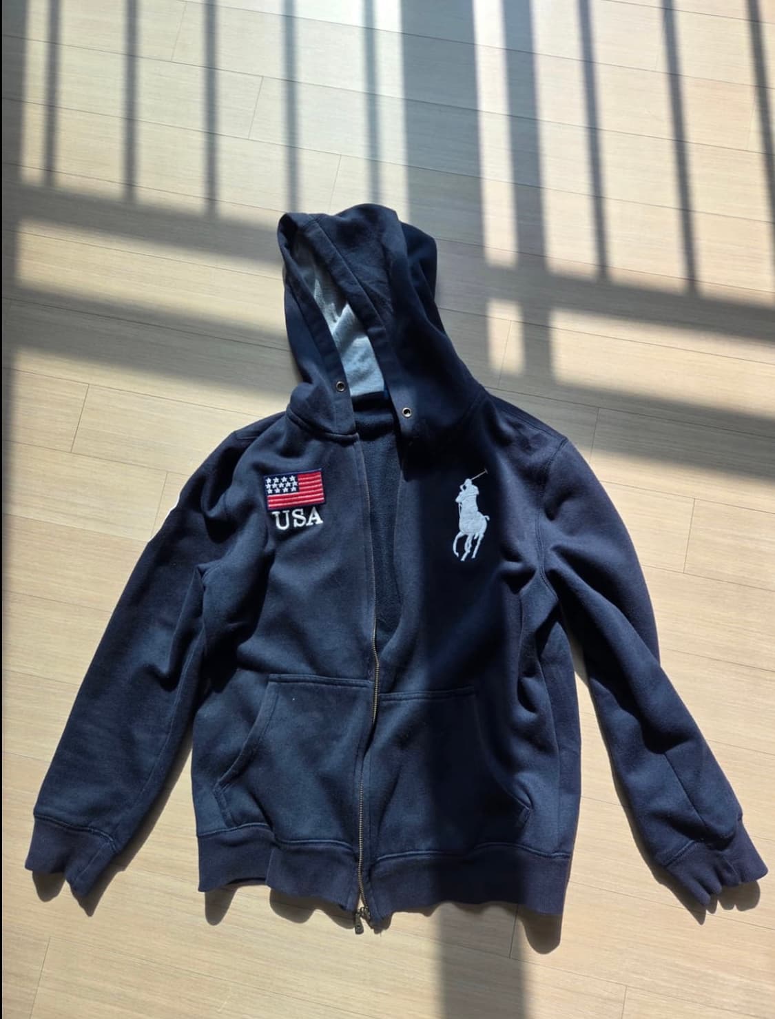 폴로 성조기 후드집업 상품이미지2