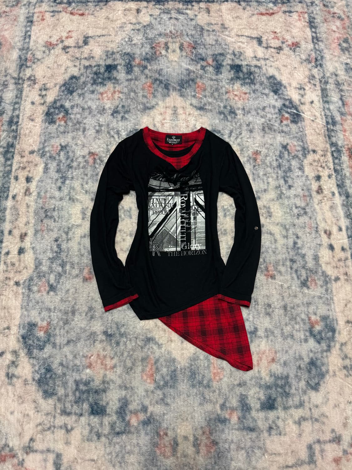 Beaumere 00s drape layered cut sew 상품이미지2