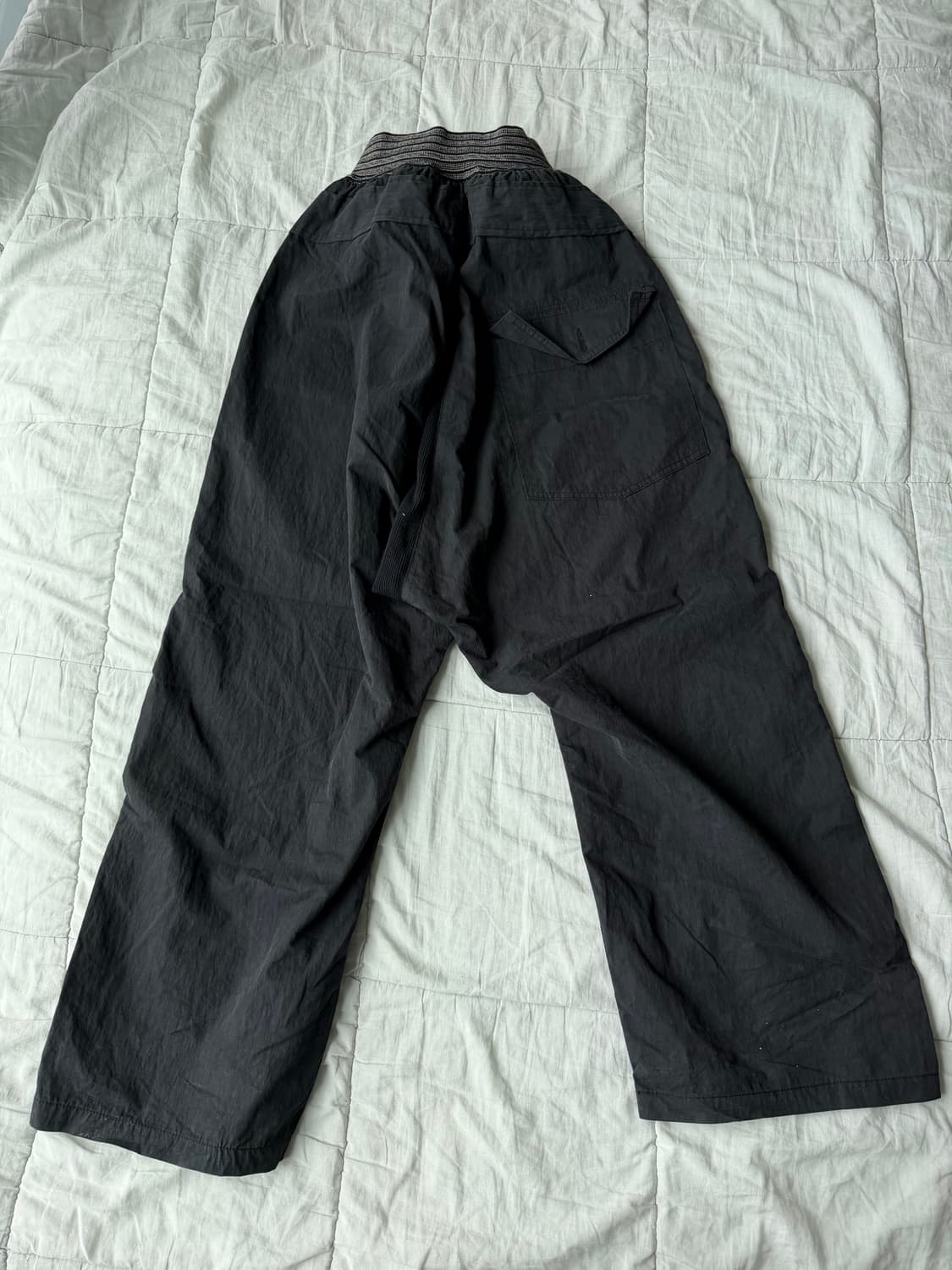 [1] 캐피탈 립스탑 에비에이터 수트 컷 팬츠 블랙 상품이미지3