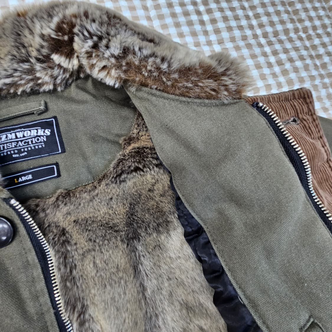 프리즘웍스 N-1 면점퍼 남자100 상품이미지7