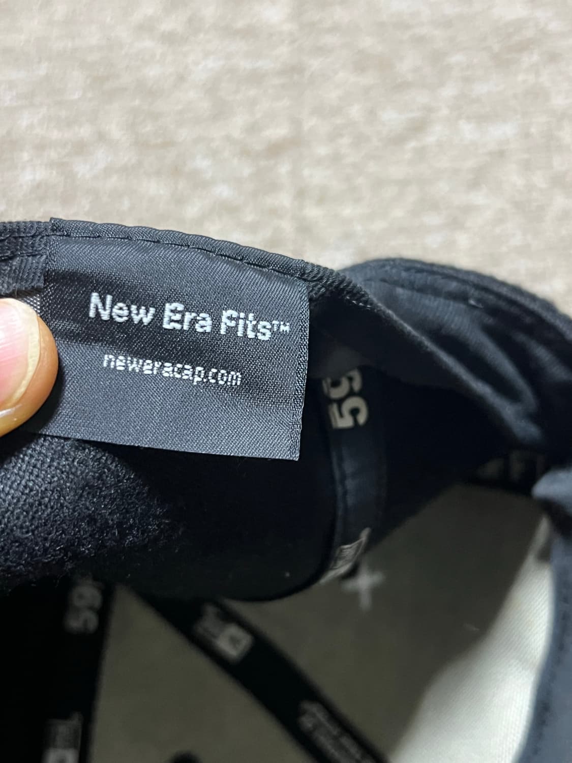 뉴에라 59FIFTY 플리스 볼캡 블랙 상품이미지5