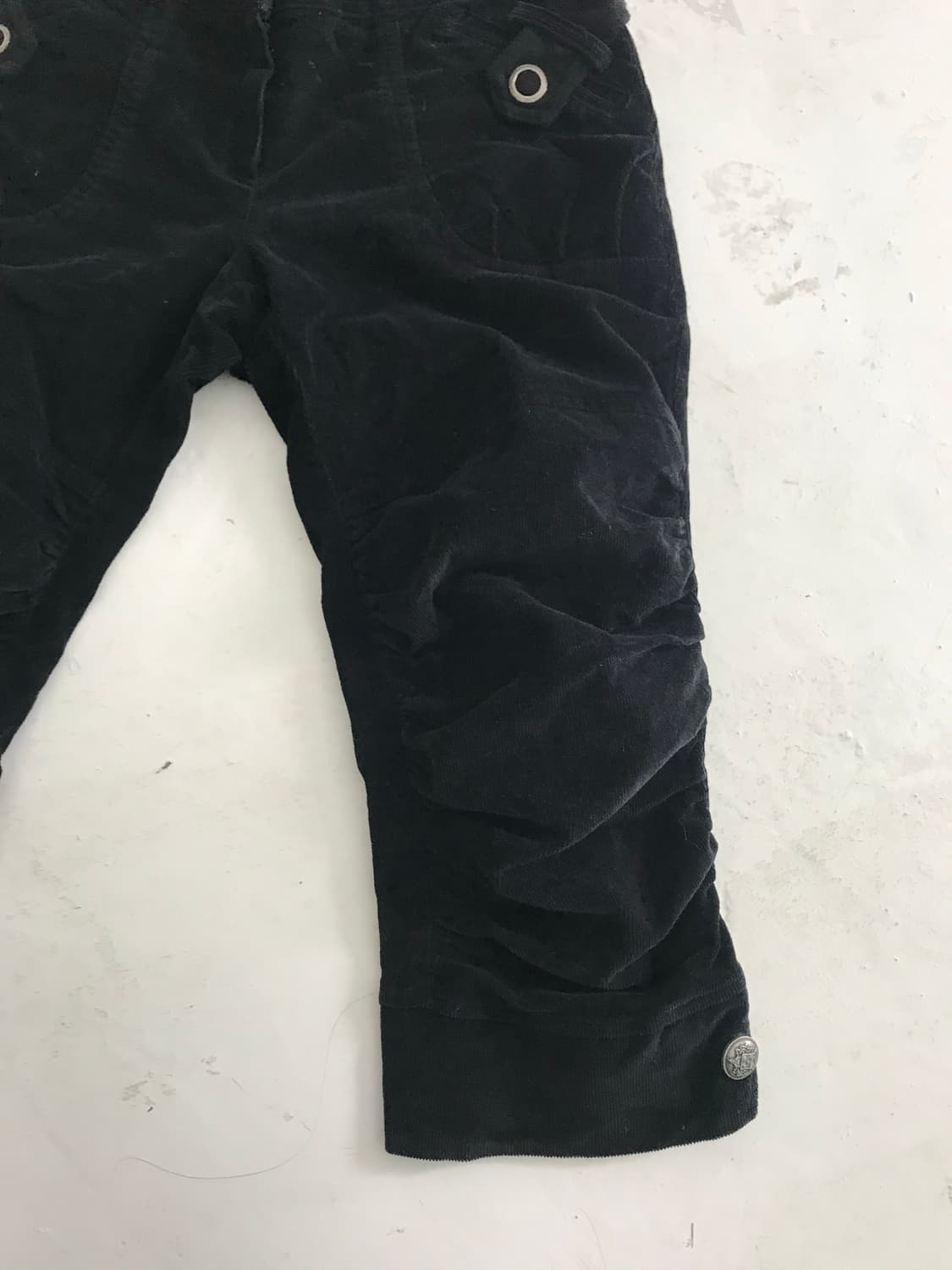 Velvet shirring antique ⚪️  capri pants 상품이미지7