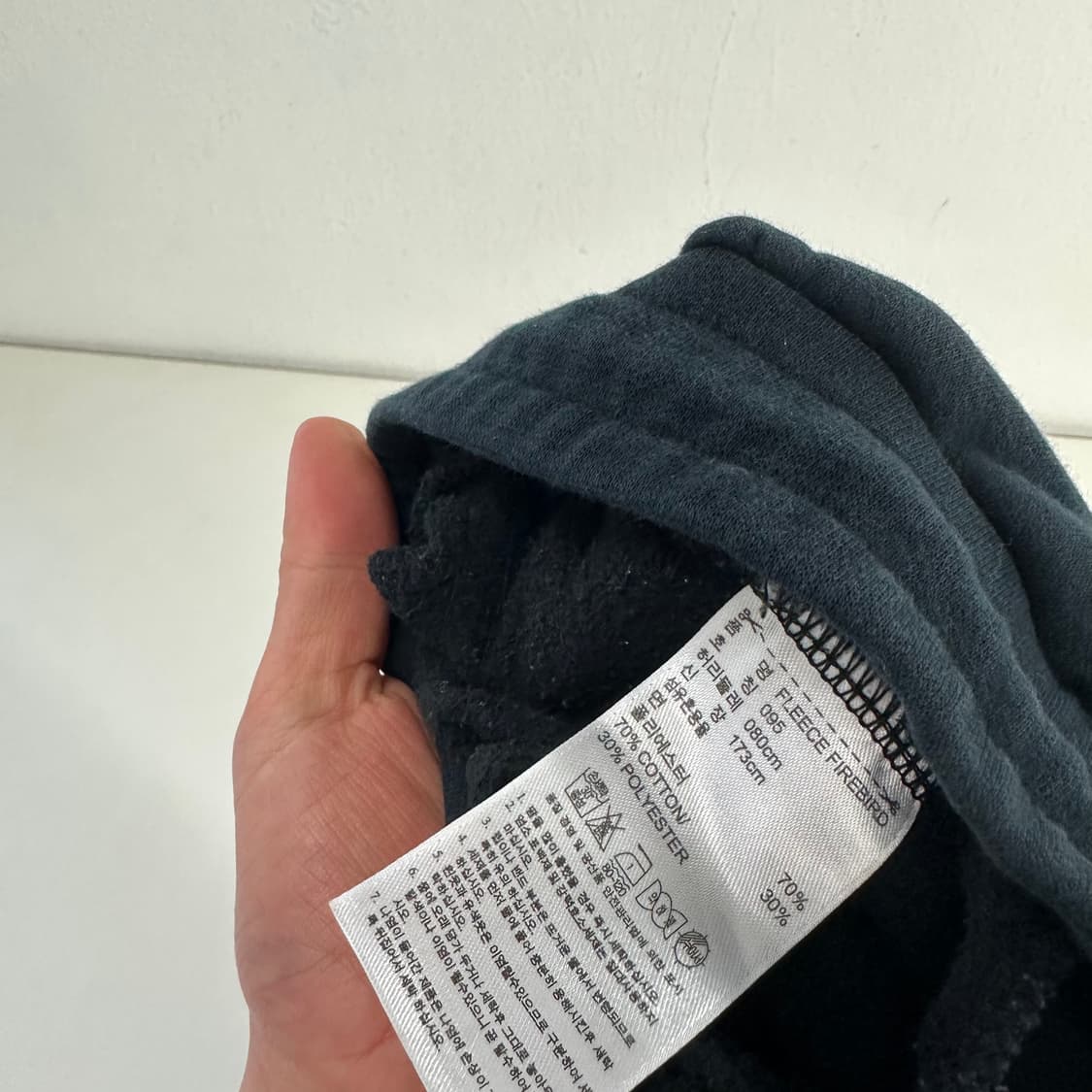 우먼L 아디다스오리지날 블랙 일자핏 코튼 삼선 파이어버드팬츠 상품이미지3