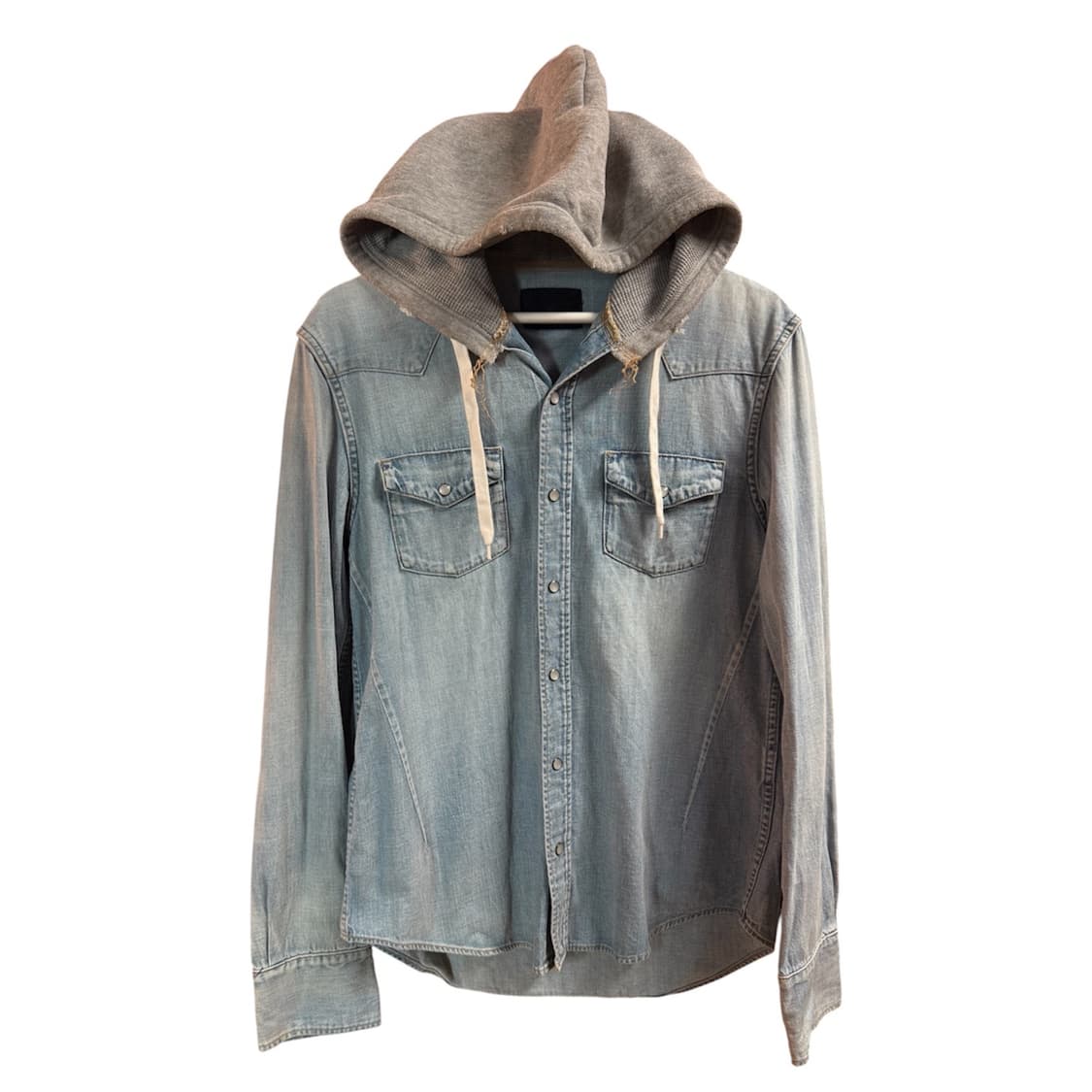 11fw 넘버나인 데님 후드셔츠 상품이미지1