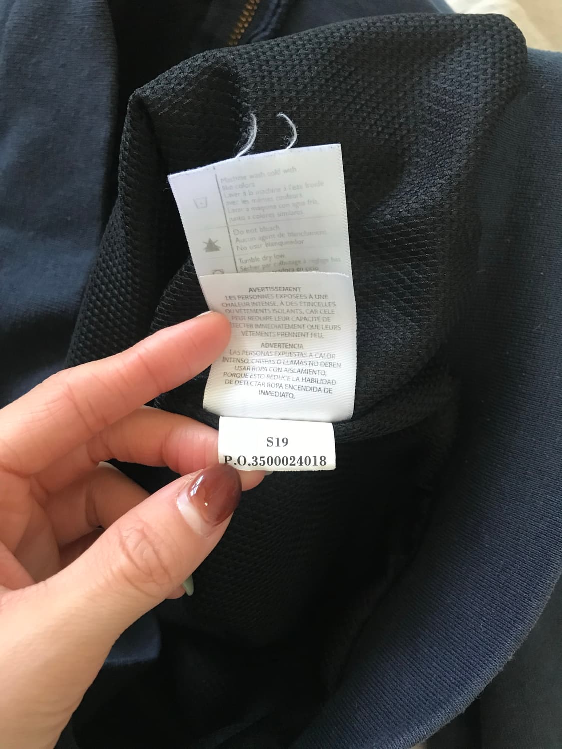 칼하트 레인디펜더 네이비 써멀 후드집업 상품이미지10