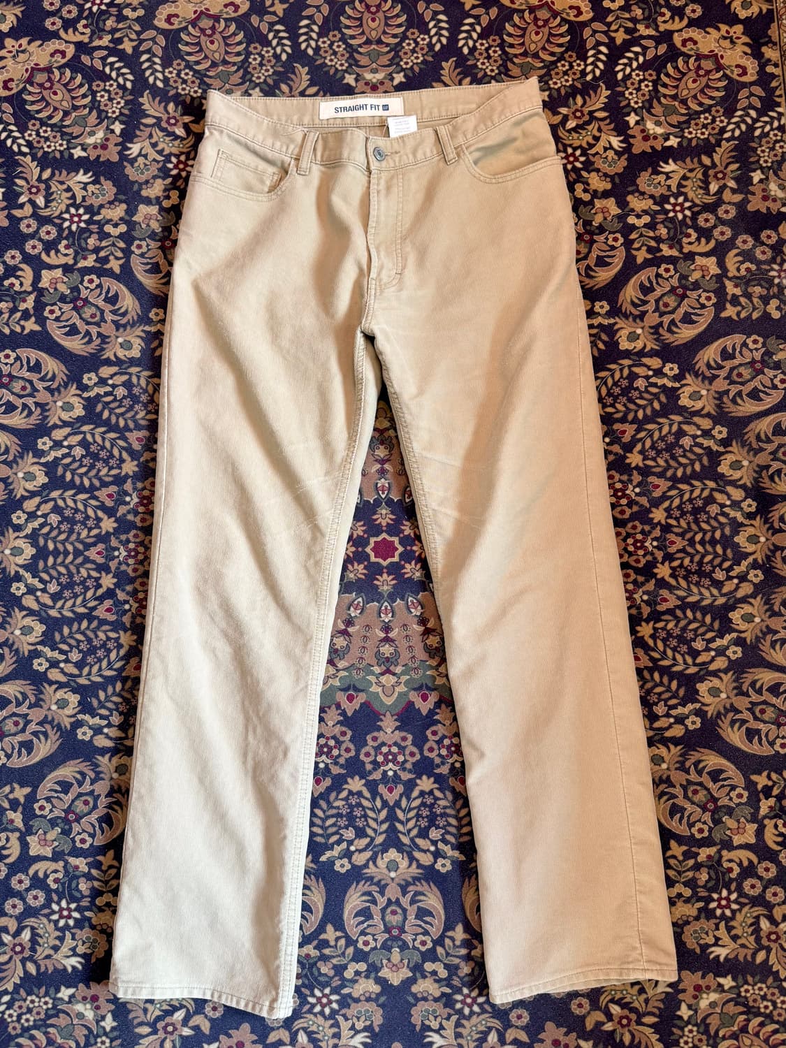 올드 갭 베이지 데님팬츠 스트레이트 레그 상품이미지1