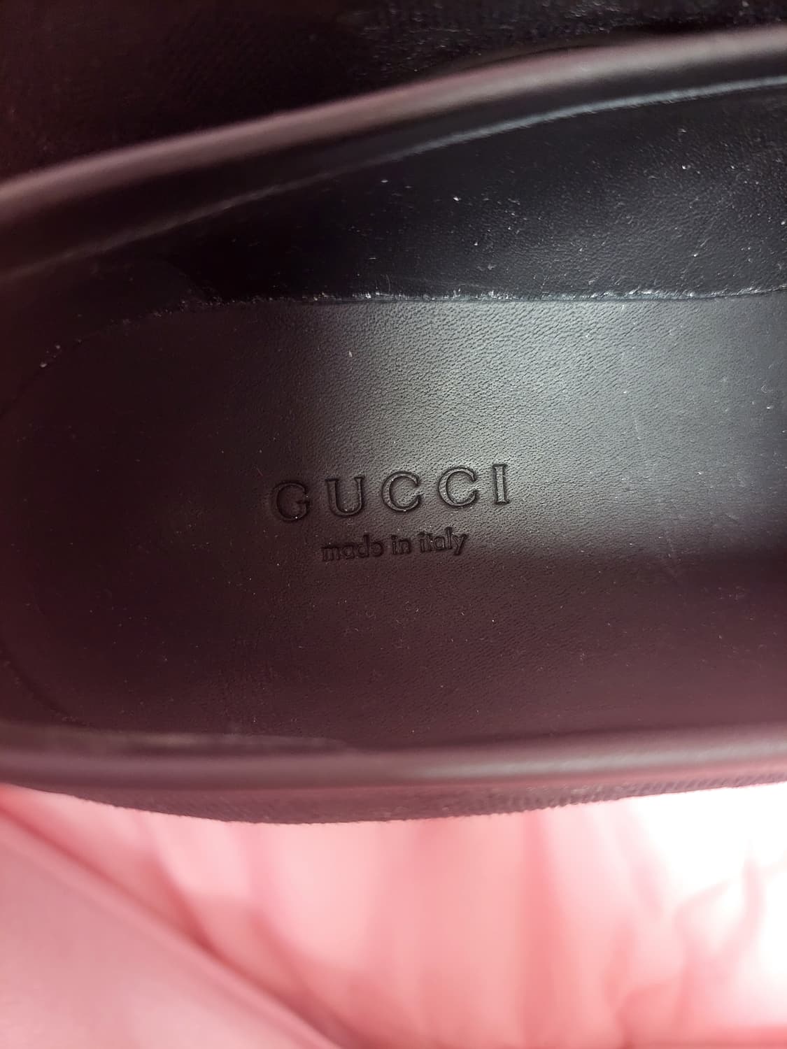 정품)급처미사용새상품!구찌 로고 로퍼 구두 플랫슈즈 단화 상품이미지5