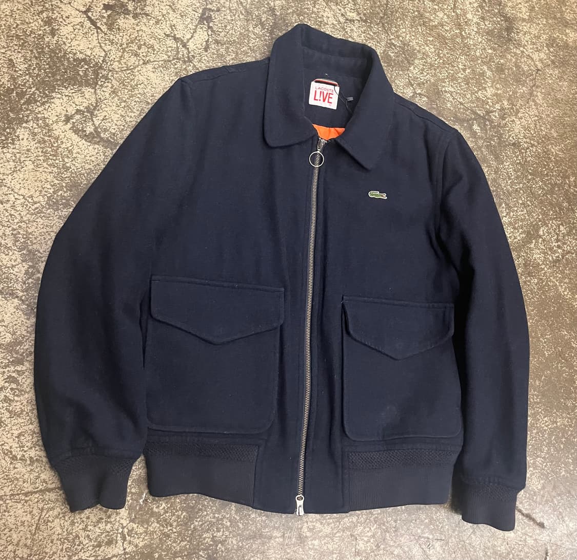 라코스테 울 블루종 자켓 상품이미지3