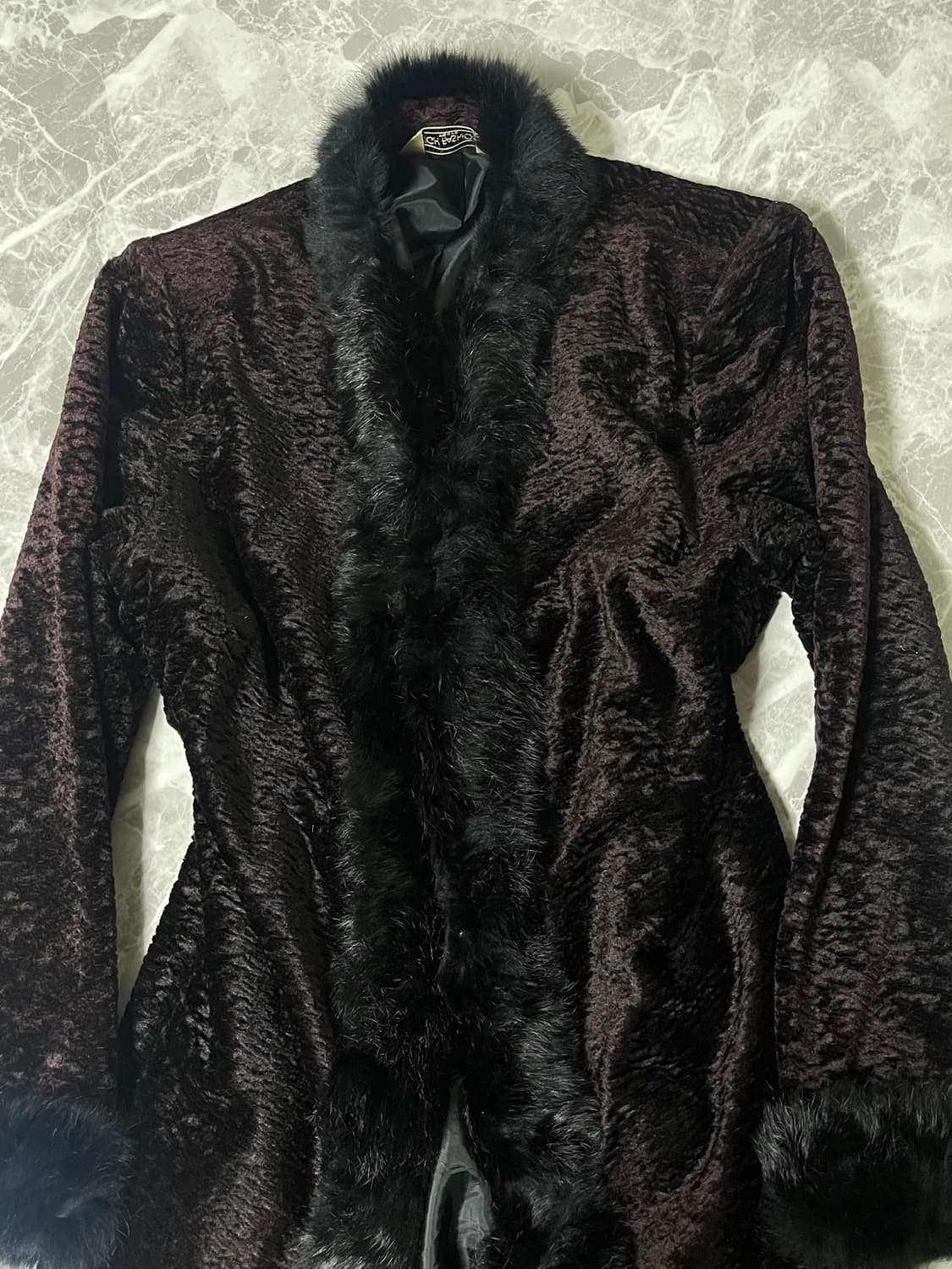 Velvet fur coat 상품이미지2