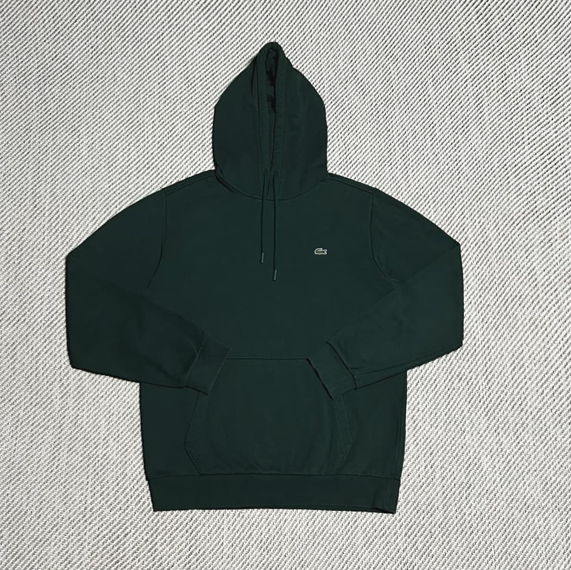 [L] Lacoste 라코스테 그린 베이직 후드티 상품이미지1