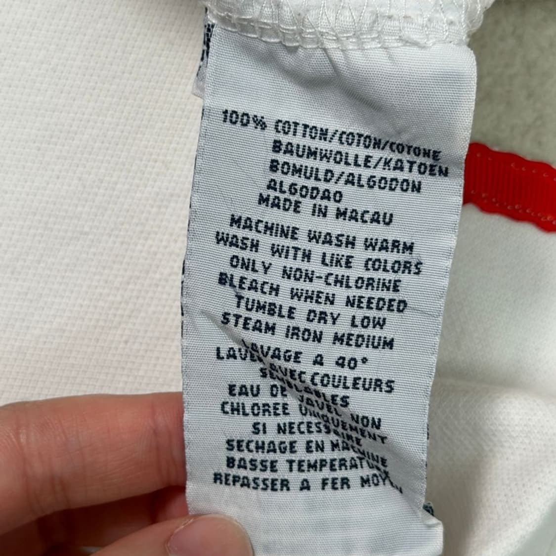 폴로 랄프로렌 빅포니 PK 카라 티셔츠 화이트 M 상품이미지8