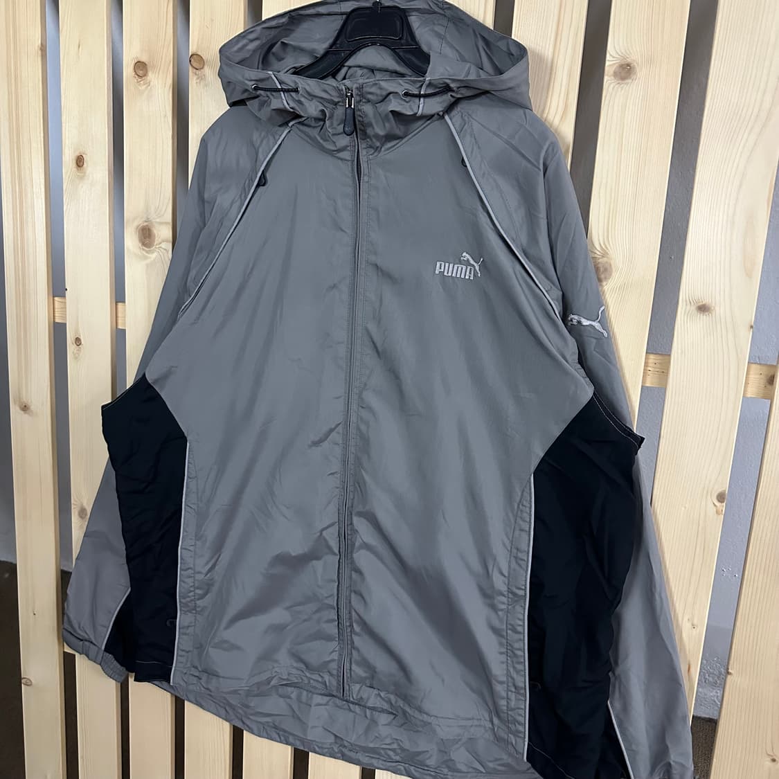(L) 퓨마 그레이 바람막이 자켓 상품이미지2