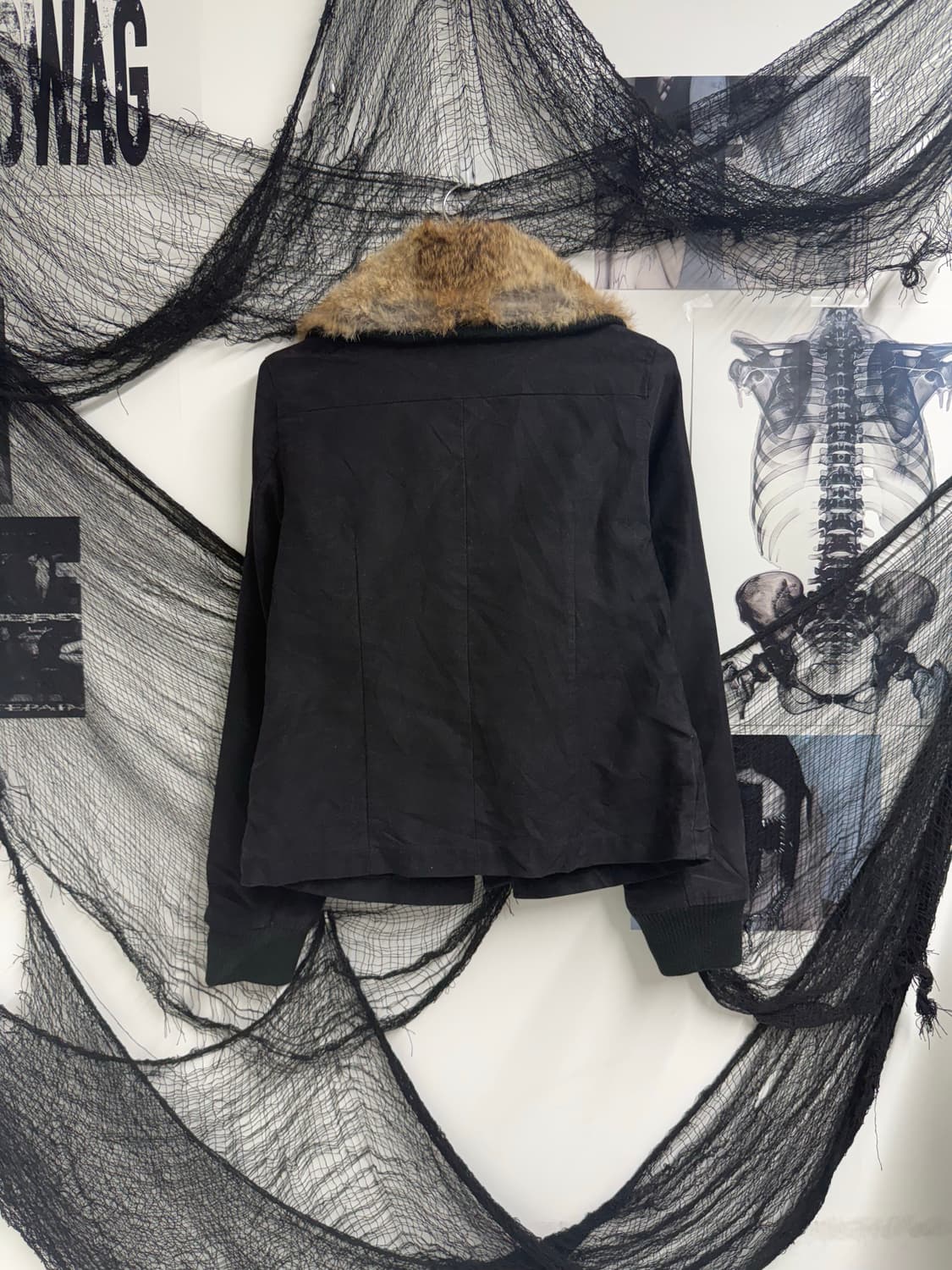 Fur collar detailed jacket 상품이미지4