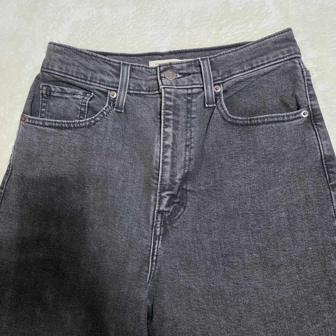 (27)여성 리바이스 하이웨스트 테이퍼진 데님 팬츠  상품이미지2