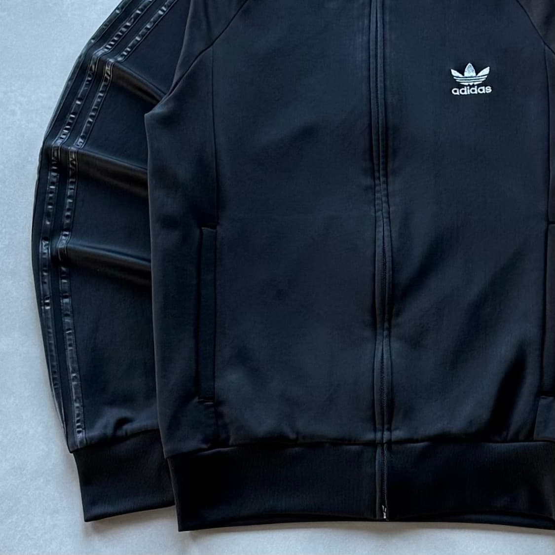 [L]아디다스 트레포일 실버 검실 트랙탑 져지 상품이미지3