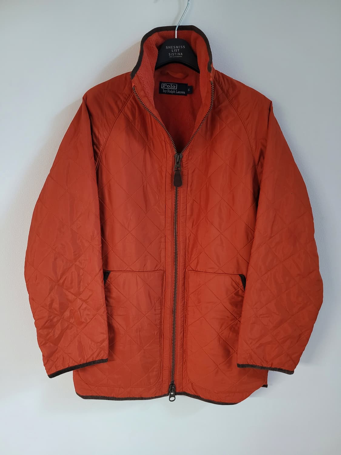 폴로 랄프로렌 투웨이 지퍼 퀼팅 자켓 S (간절기) 상품이미지1