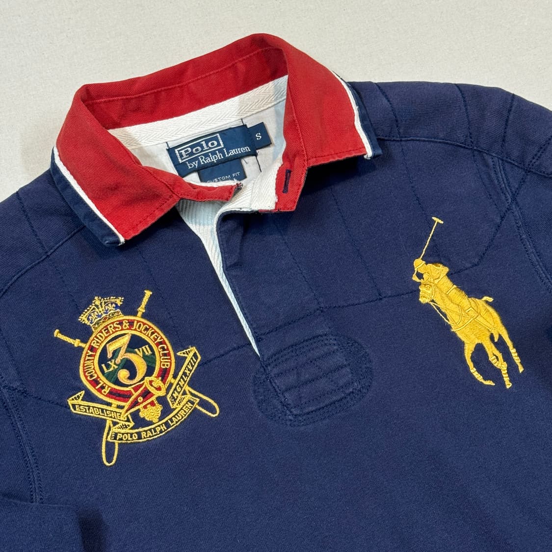 S) 폴로 랄프로렌 빅포니 럭비티 긴팔 카라티 상품이미지4