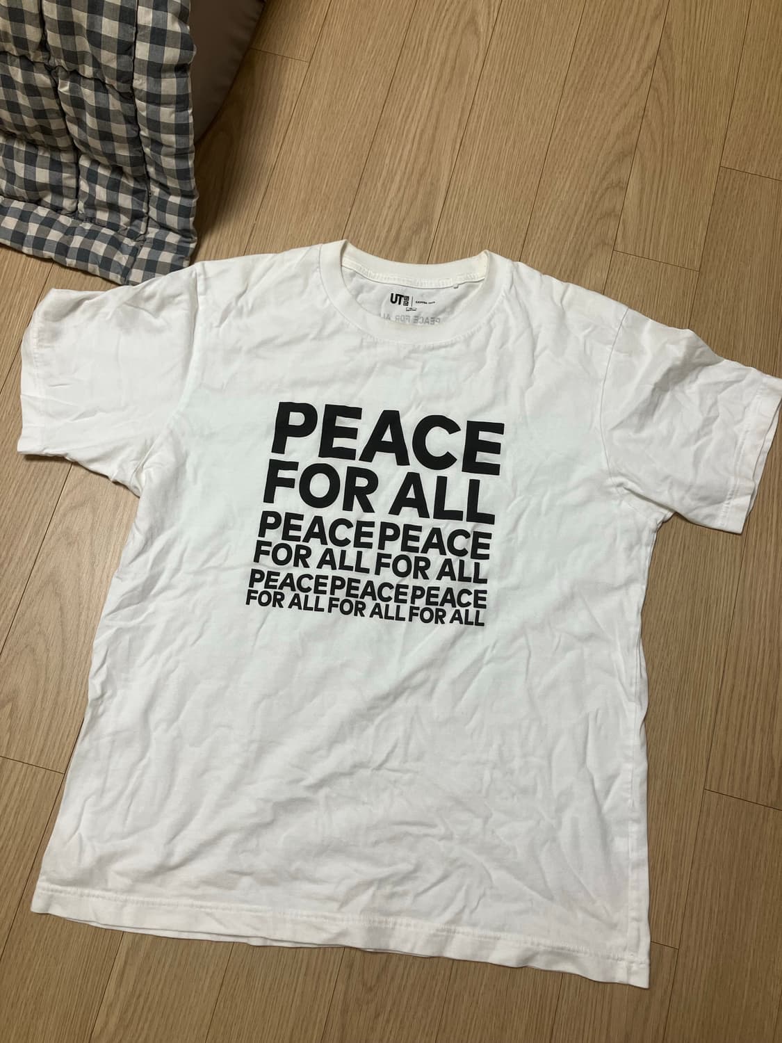 유니클로 peace for all 티셔츠 xl 상품이미지1
