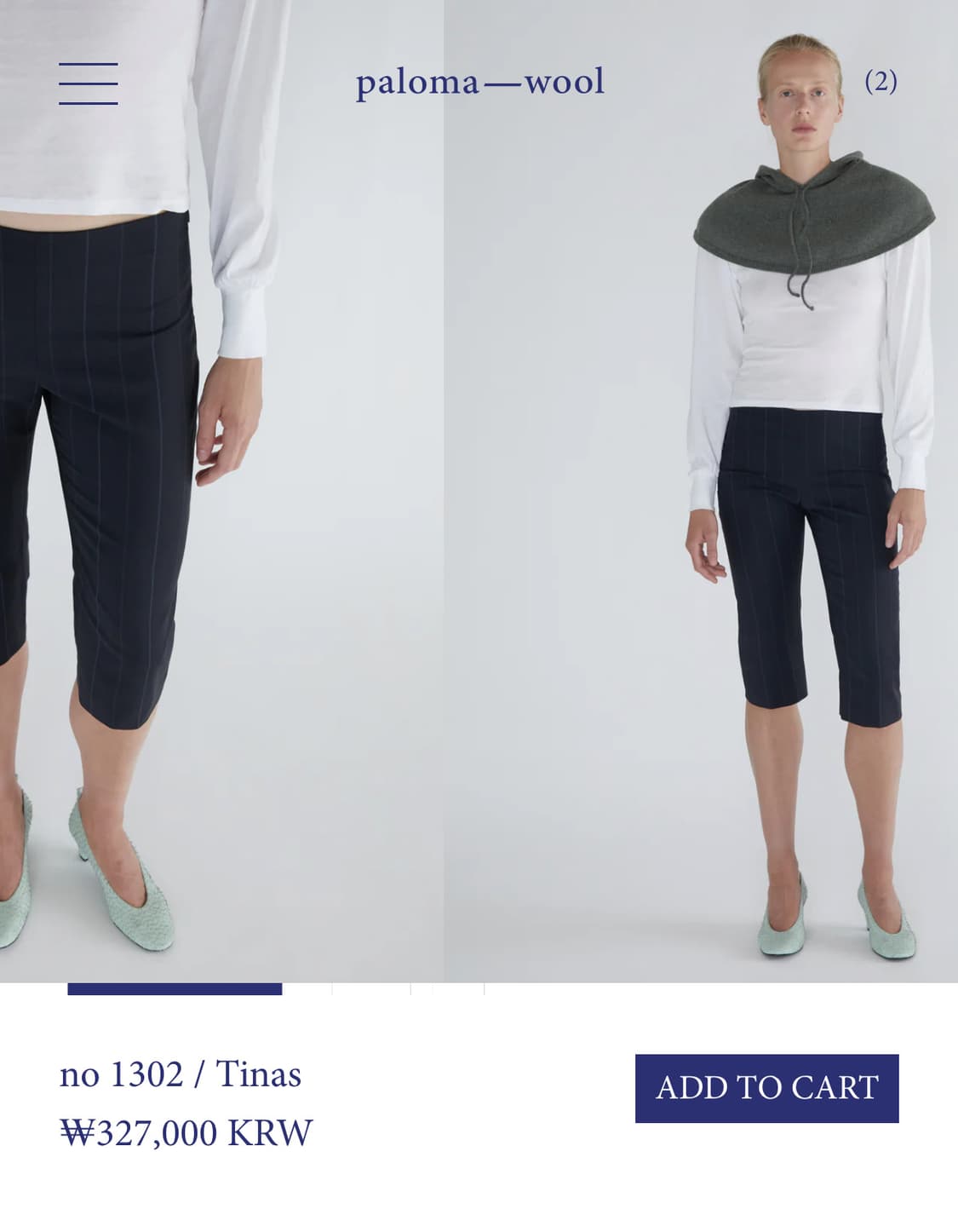 [36,38]팔로마울 Tinas 스트라이프 팬츠 상품이미지7