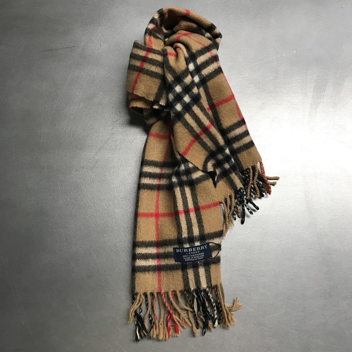 버버리 정품 캐시미어 머플러 베이지 상품이미지1