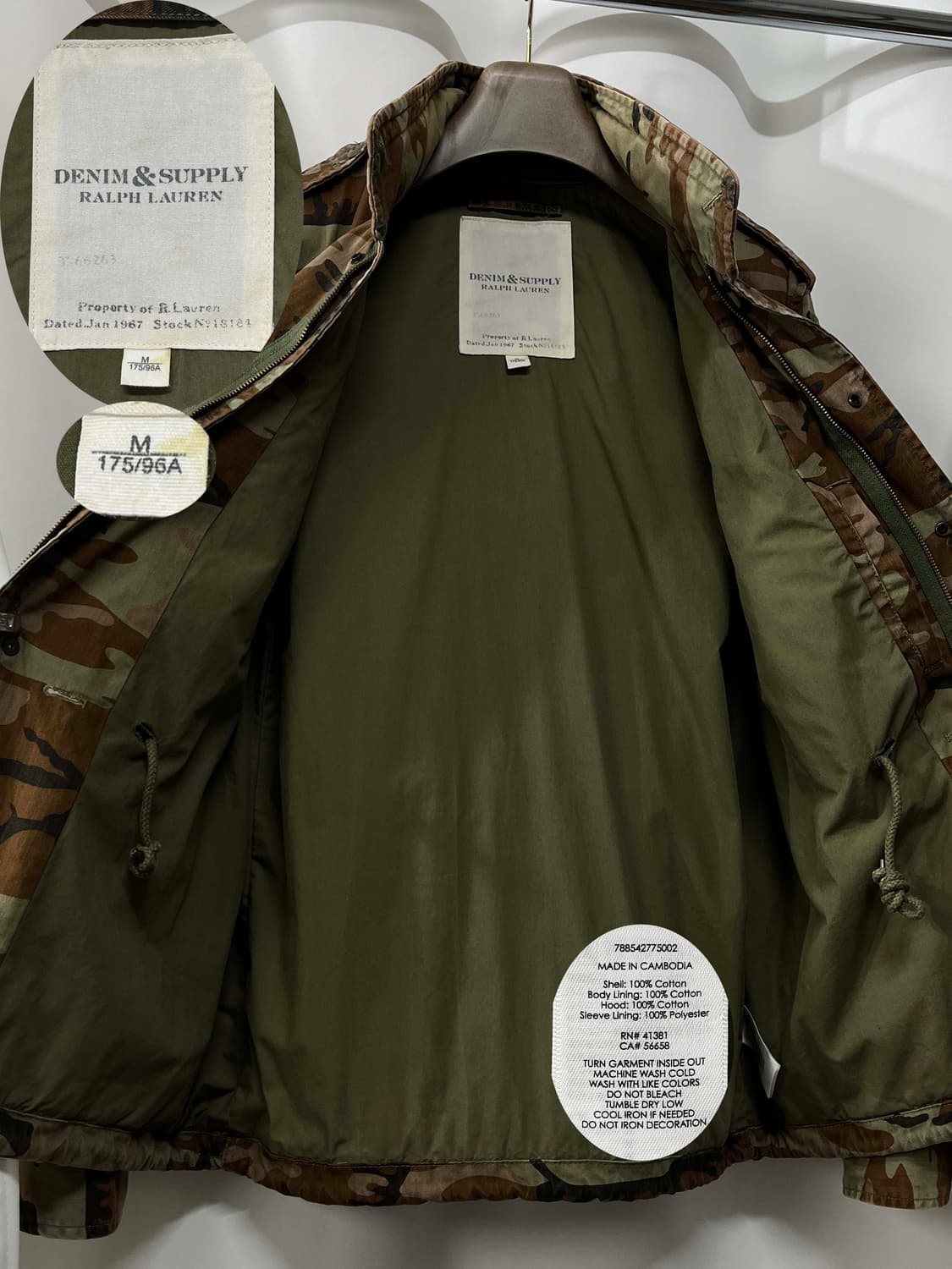 폴로 랄프로렌 BDU 플라잉 타이거 유틸리티 M65 필드 자켓 상품이미지3