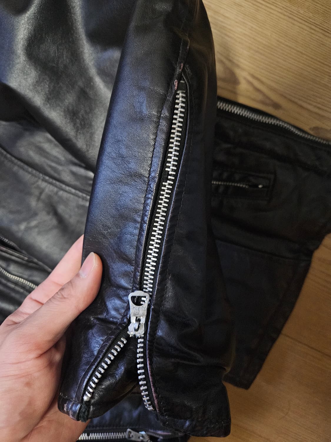 빈티지 카페레이서 레더자켓  상품이미지5