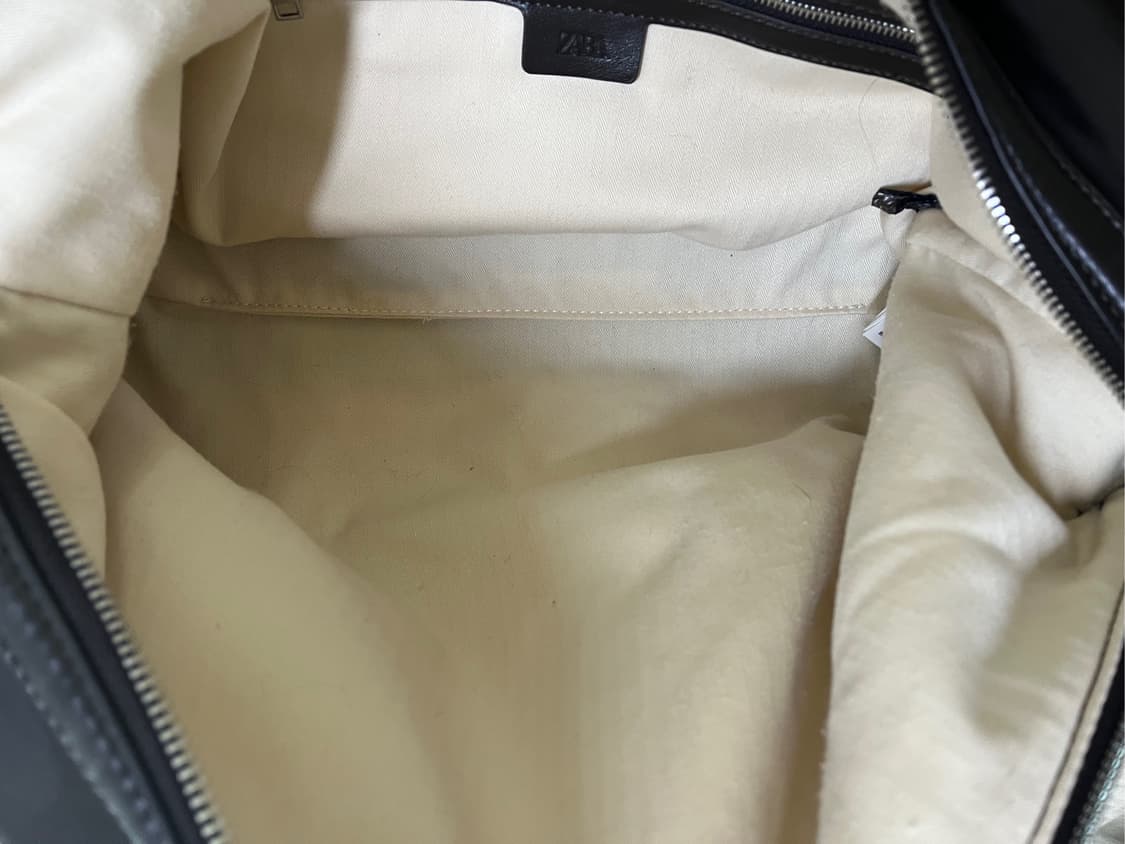 자라 브라운 나일론 토트백 상품이미지7