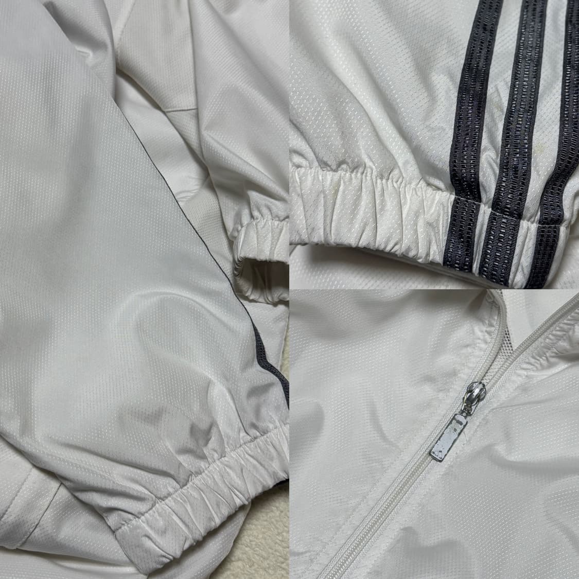 아디다스 화이트 그레이 바람막이 상품이미지8
