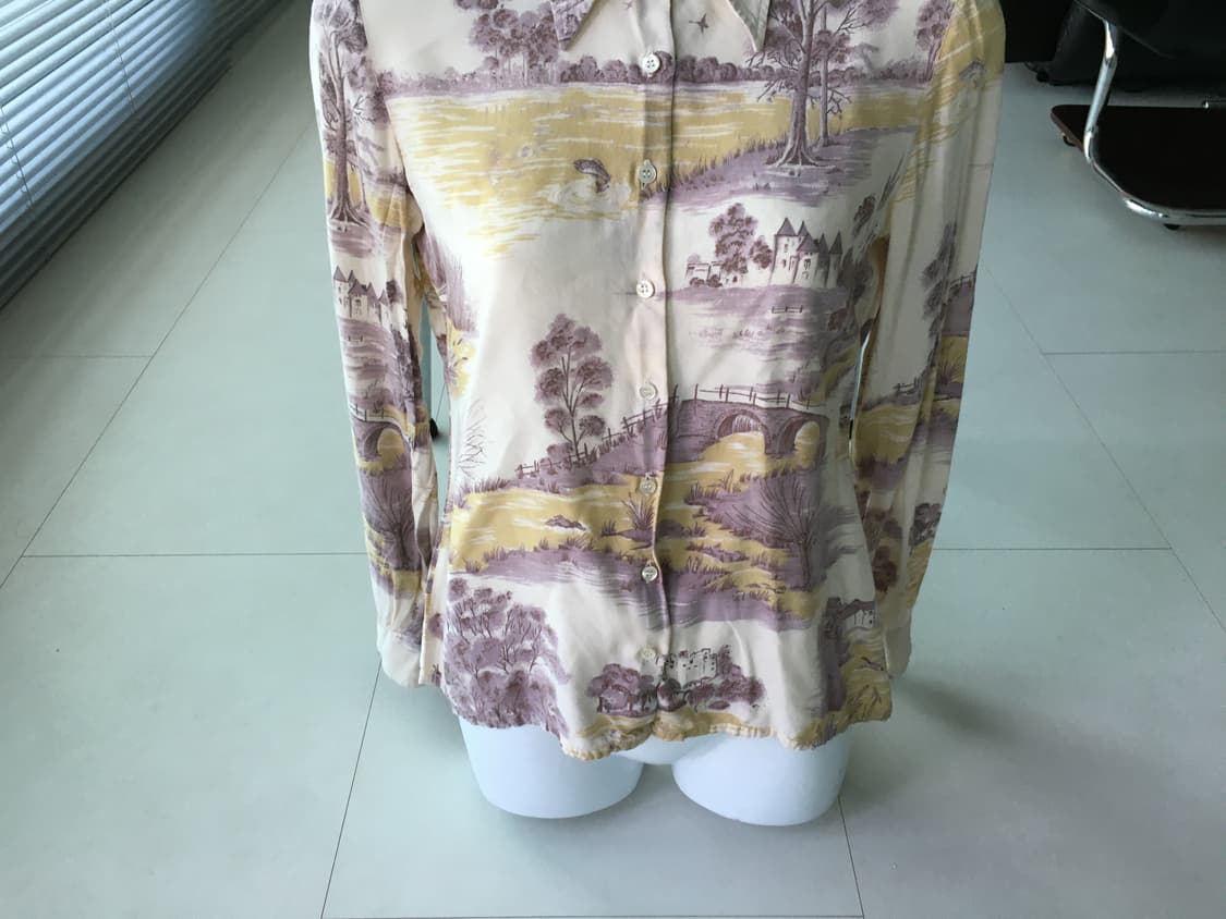 vintage print shirt 상품이미지5