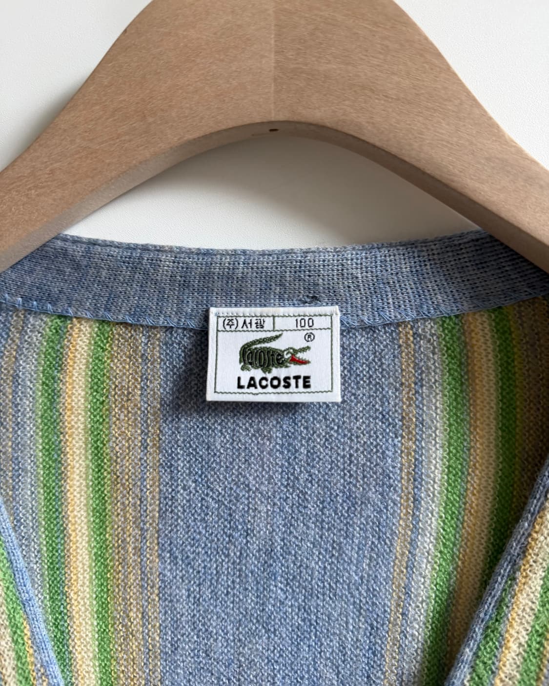 Lacoste 라코스테 브이넥 울 가디건 상품이미지5