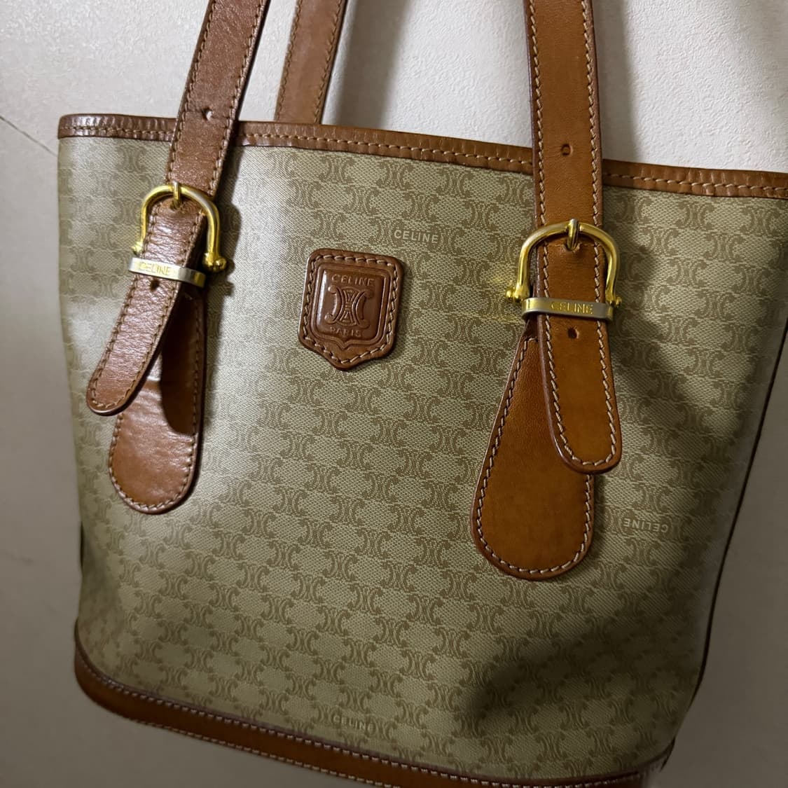 빈티지 셀린느 마카담 버킷 토트&숄더백 상품이미지2