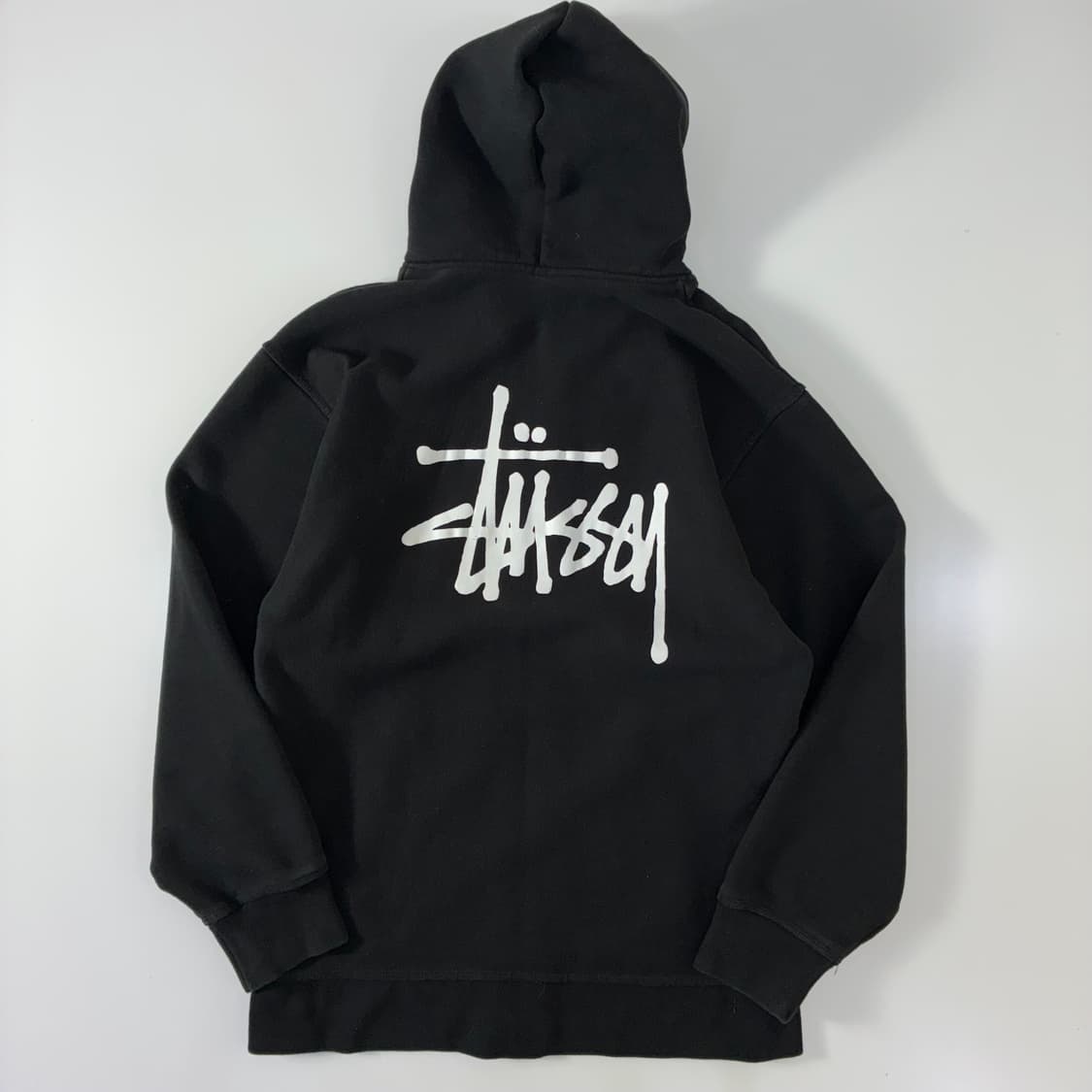 Stussy  스투시 블랙 베이직 후드집업  상품이미지2