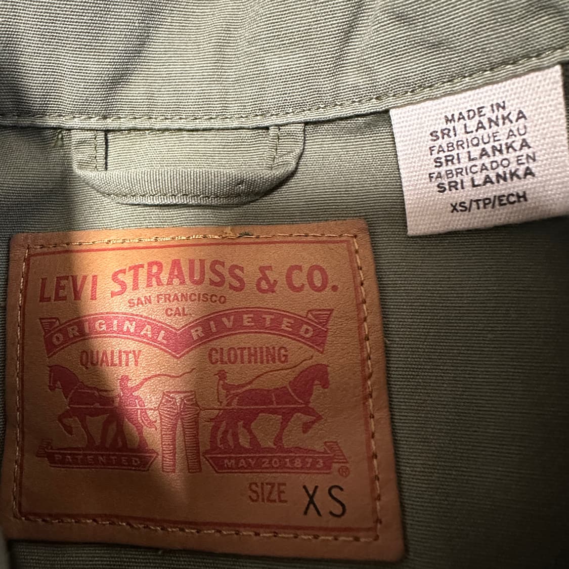 LEVI'S field coat military work jacket 상품이미지3