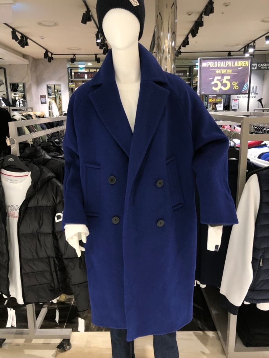 카이아크만 블루 코트 상품이미지1