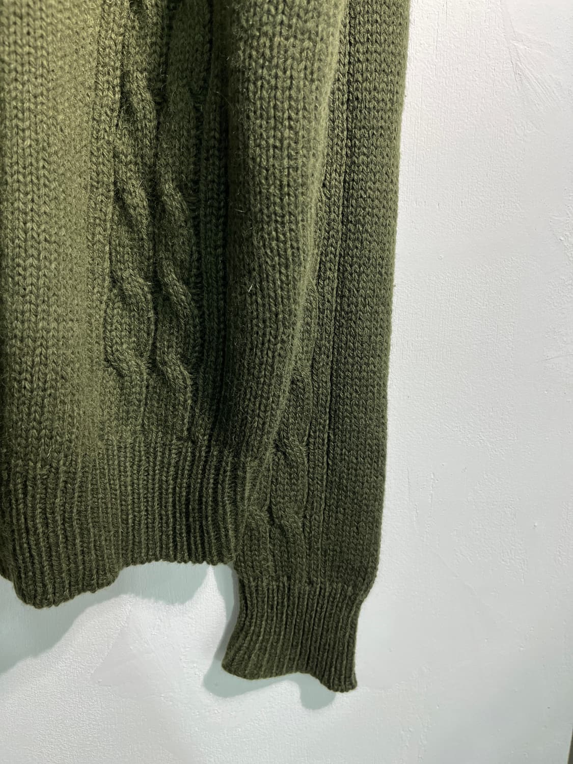 wool 100% 크리켓 니트 울100% XL 상품이미지10