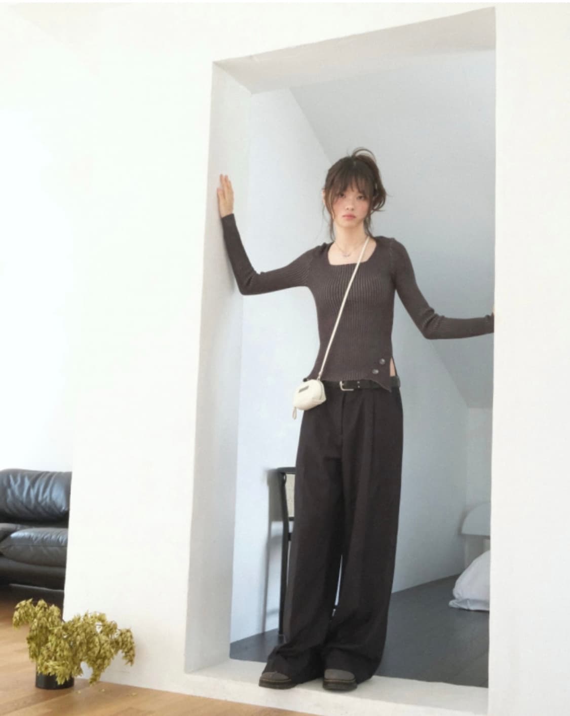 (새상품)애즈온 니트 상품이미지3