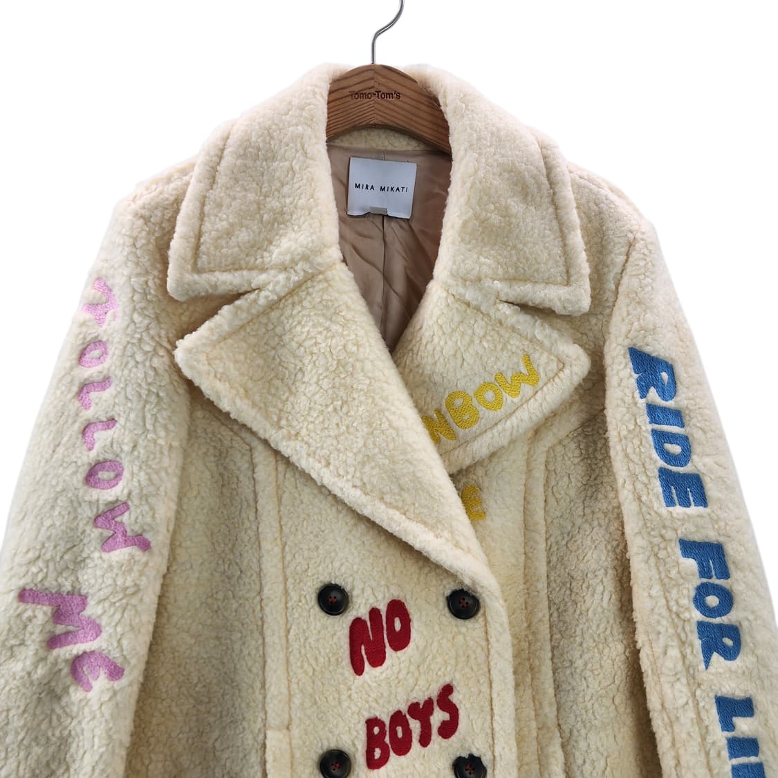 [EUR38] Mira Mikati 미라미카티 페이크양모 코트 상품이미지2