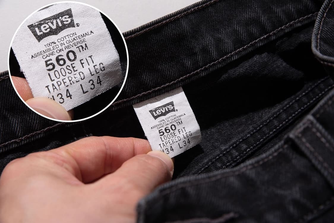 Levi’s 90s 560 black denim (31) 상품이미지3