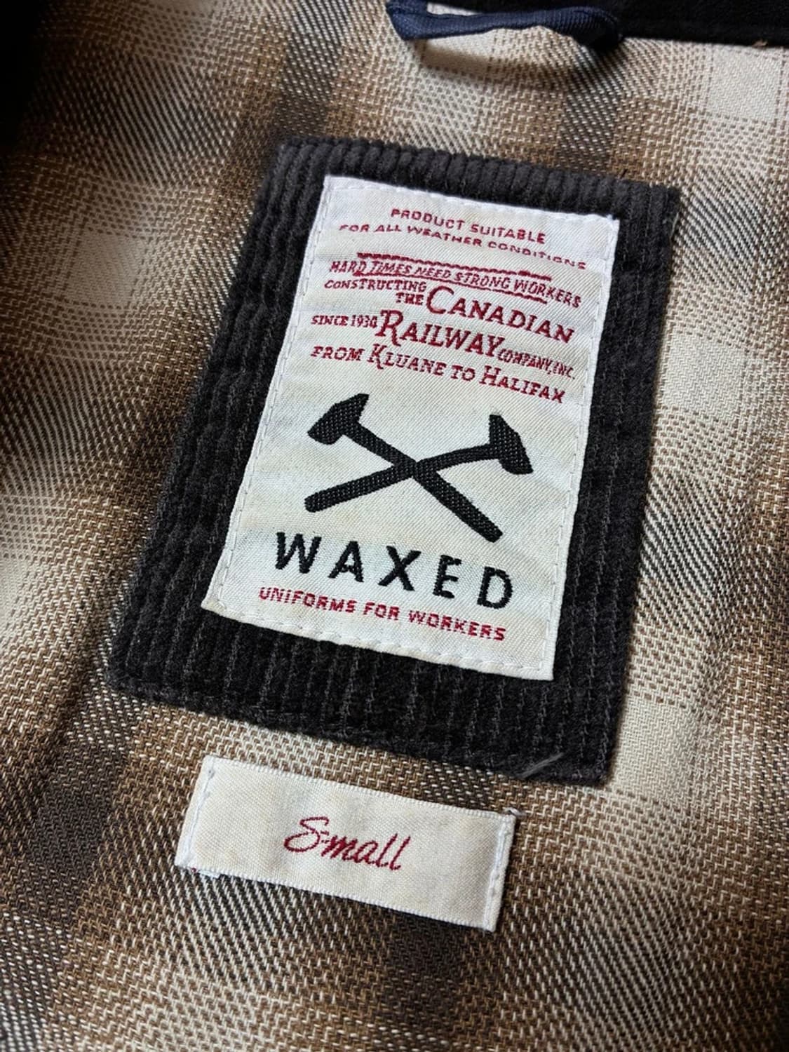 시리즈 x Waxed 퀼팅 피그먼트 코듀로이 카라 자켓 PN6332 상품이미지9