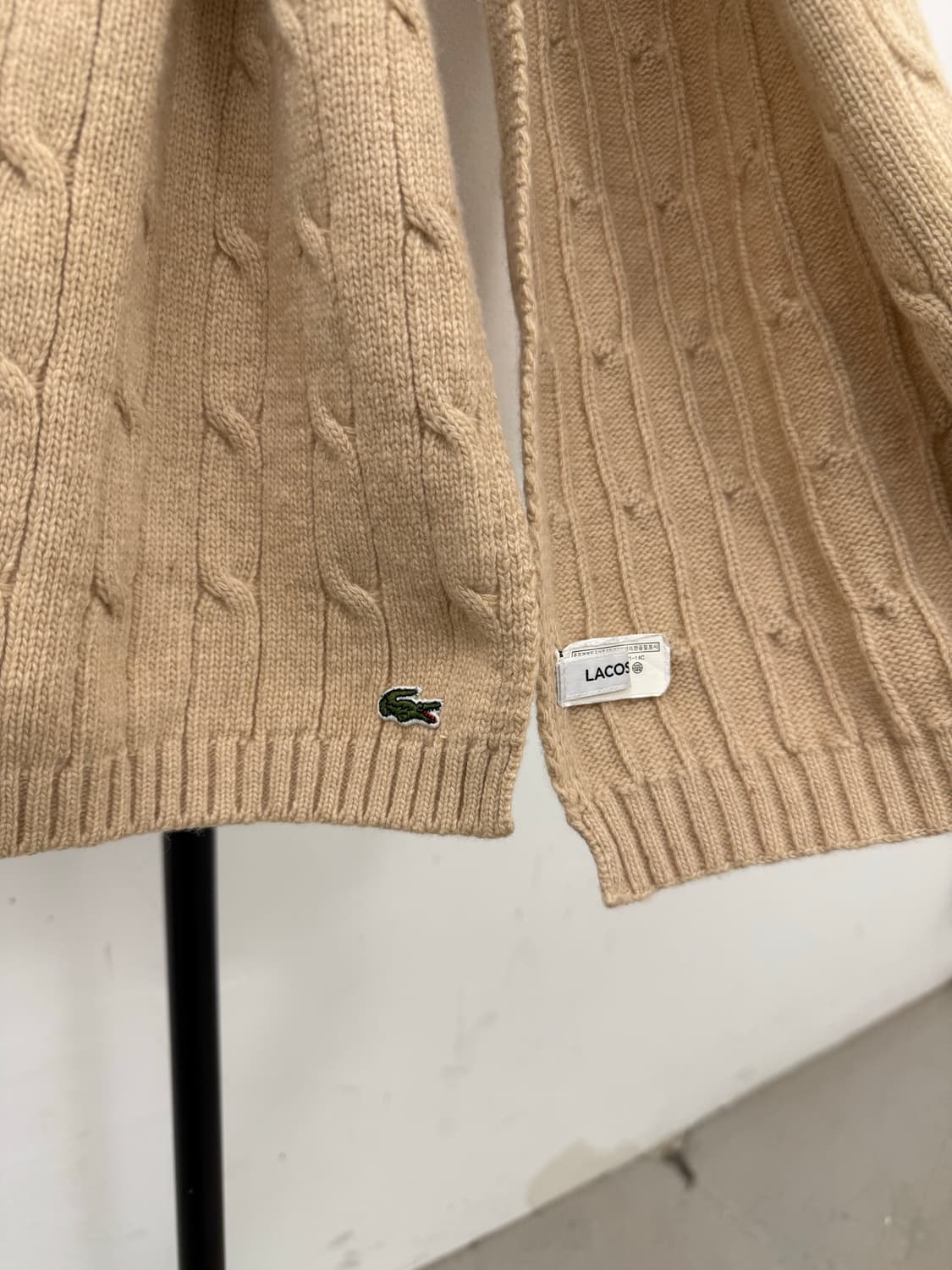  Lacoste Wool Cable Muffler 상품이미지3