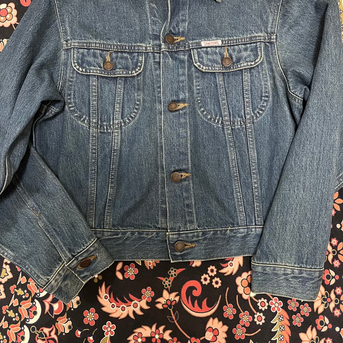 SOMETHING 포켓 데님 자켓 79-87-150/160 상품이미지5