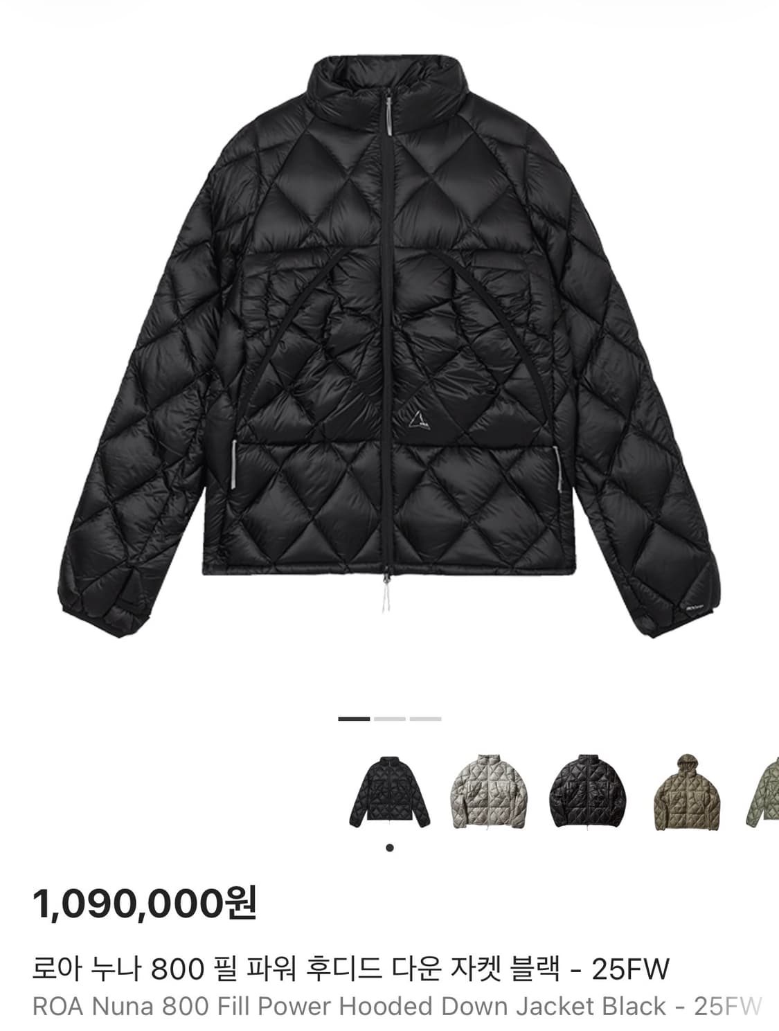 새제품) ROA NUNA M 로아 누나 미듐 블랙 상품이미지3