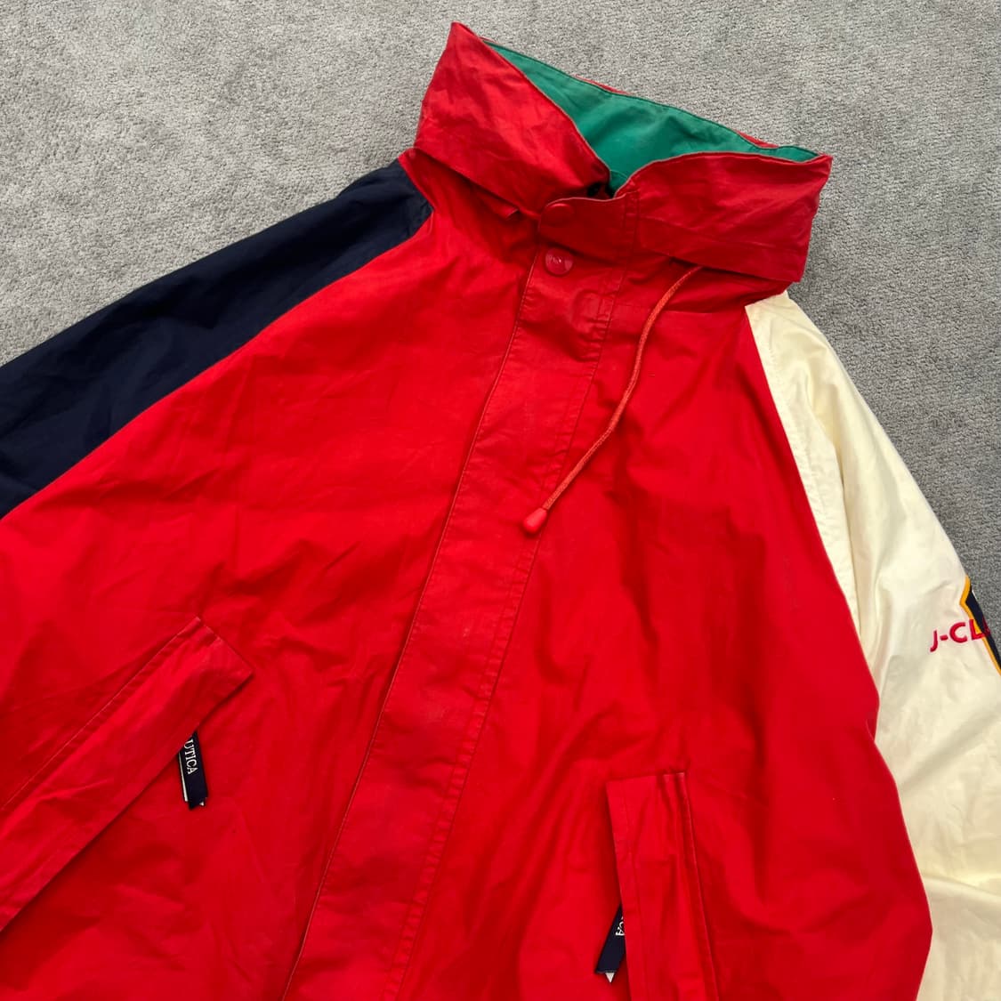 110 노티카 컬러블록 리버시블 바람막이 자켓 상품이미지2