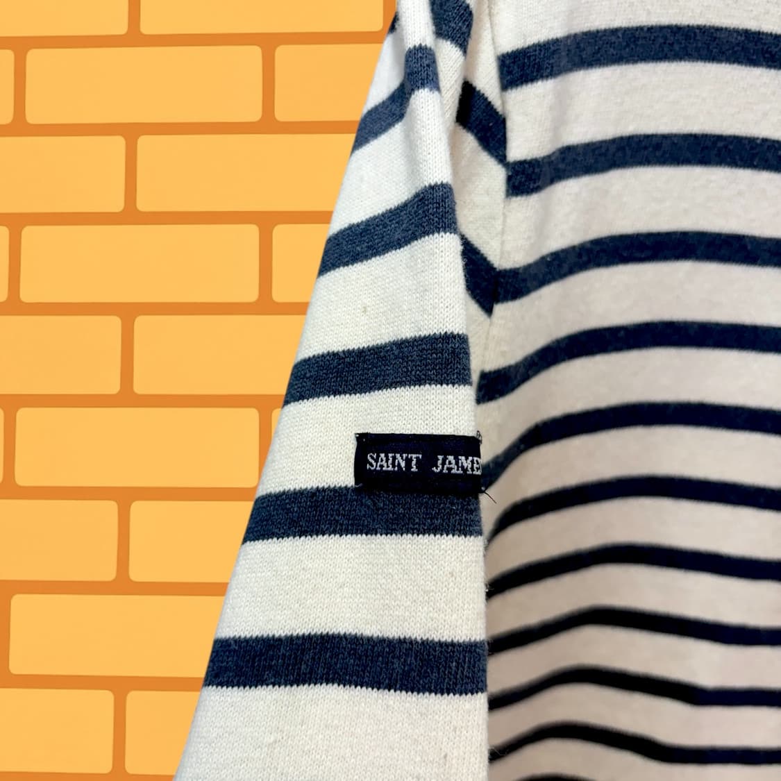 세인트 제임스 x 투써드 스트라이프 보더티 (L) 상품이미지4