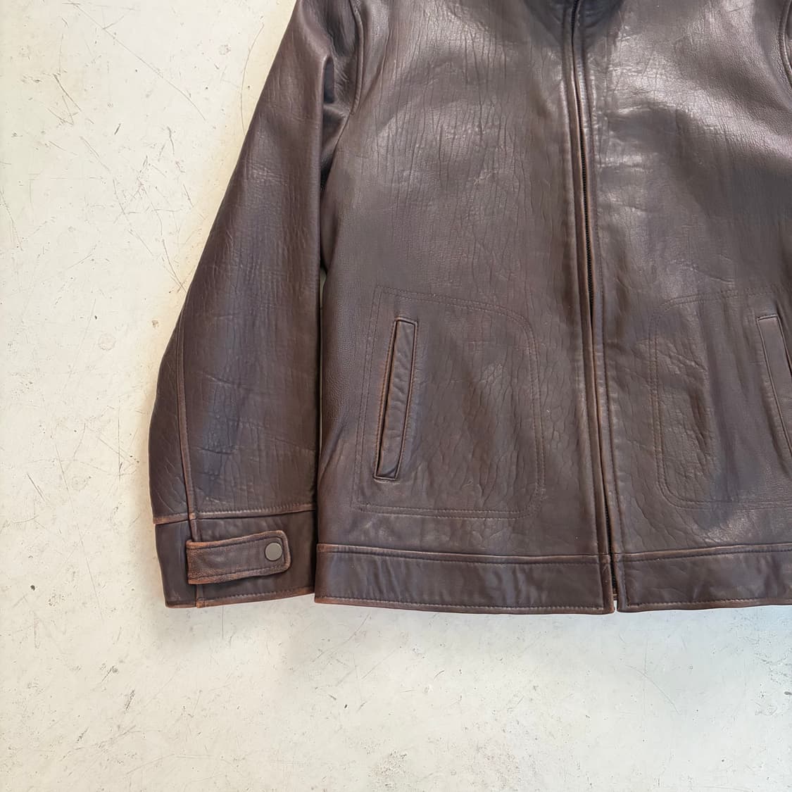 90s Emotion 빈티지 양가죽 자켓 XL 상품이미지3