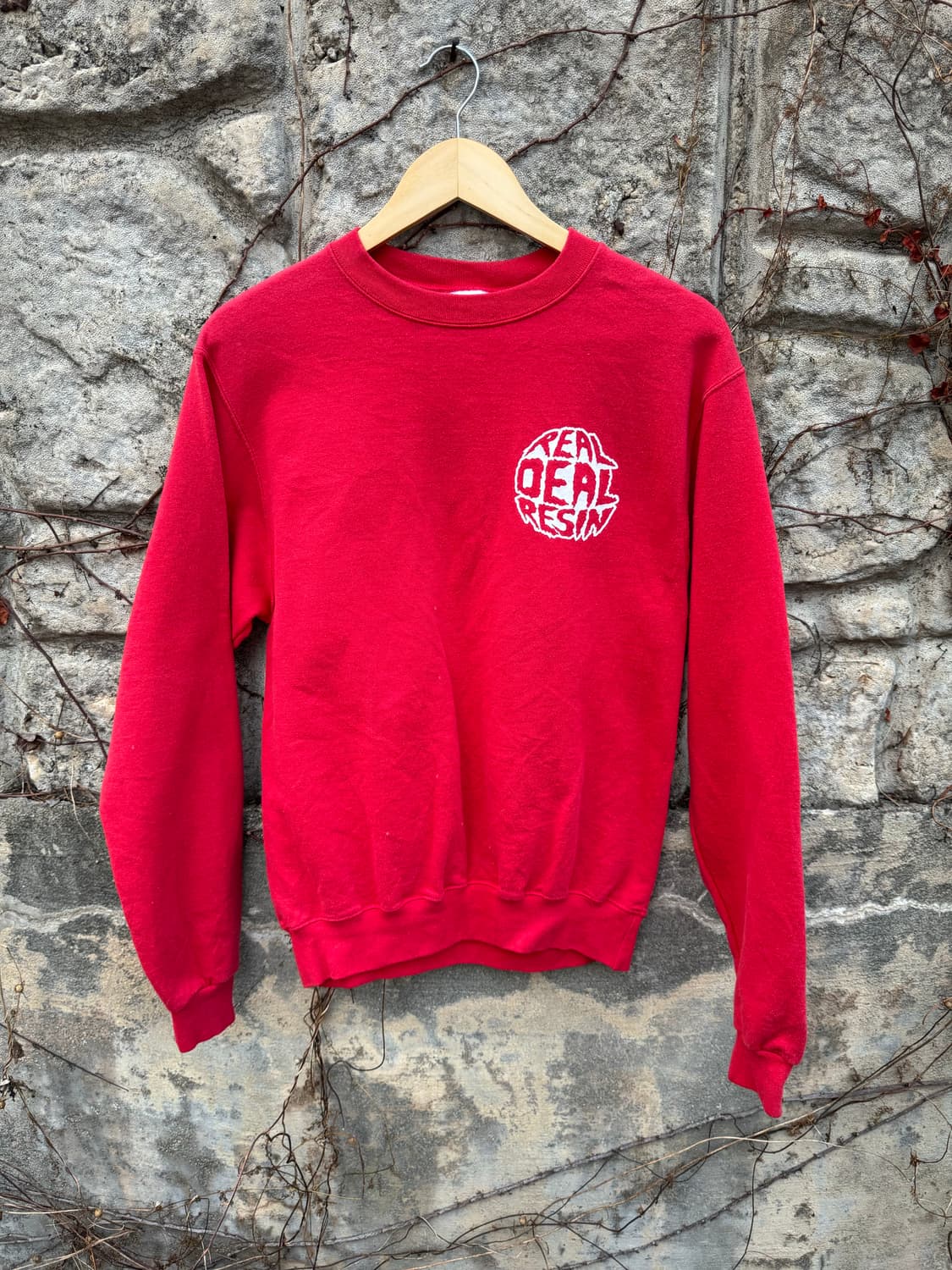 챔피온 빈티지 양면 프린팅 스웻 셔츠 맨투맨 레드 s 상품이미지1